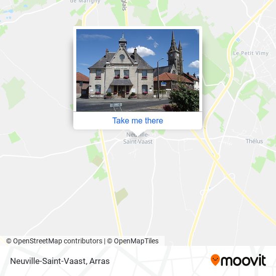 Neuville-Saint-Vaast map