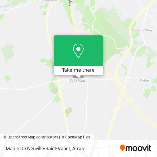 Mairie De Neuville-Saint-Vaast map