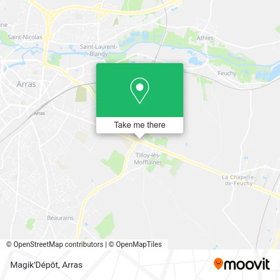 Magik'Dépôt map