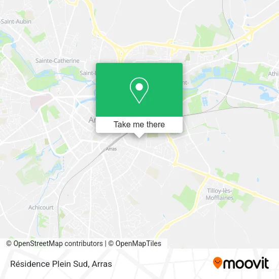 Résidence Plein Sud map