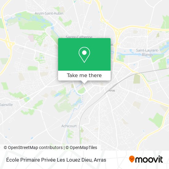 École Primaire Privée Les Louez Dieu map