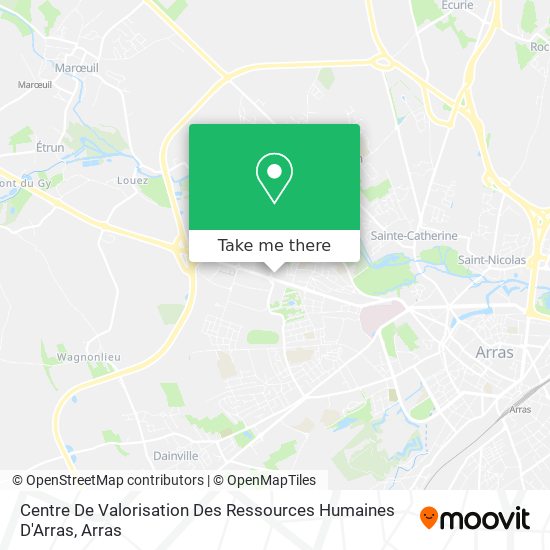 Centre De Valorisation Des Ressources Humaines D'Arras map