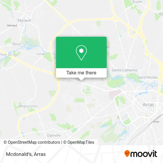 Mcdonald's map