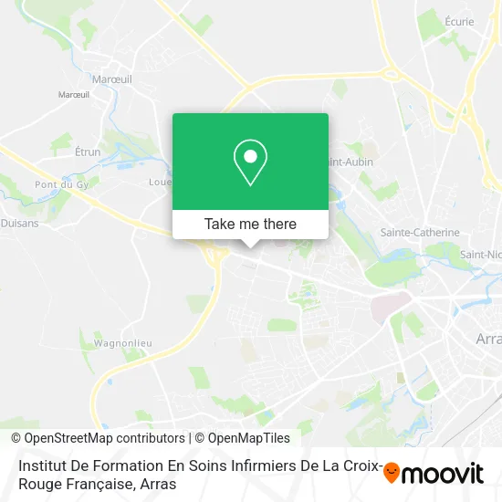 Institut De Formation En Soins Infirmiers De La Croix-Rouge Française map