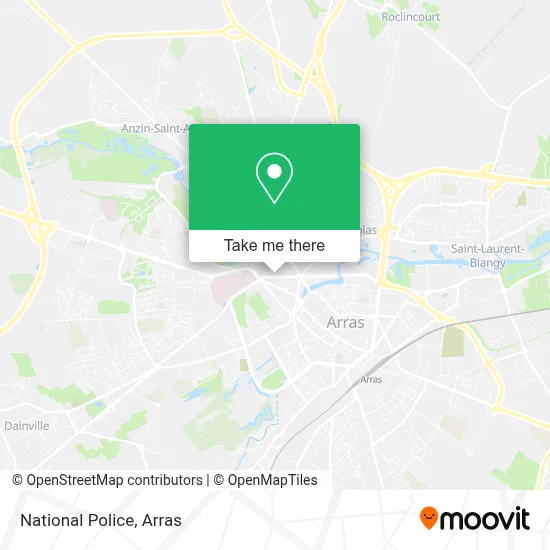 Police Nationale map