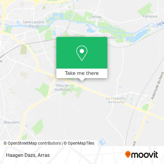 Haagen Dazs map
