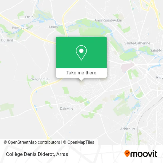 Collège Denis Diderot map