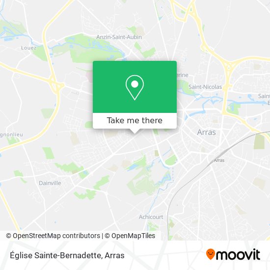 Église Sainte-Bernadette map