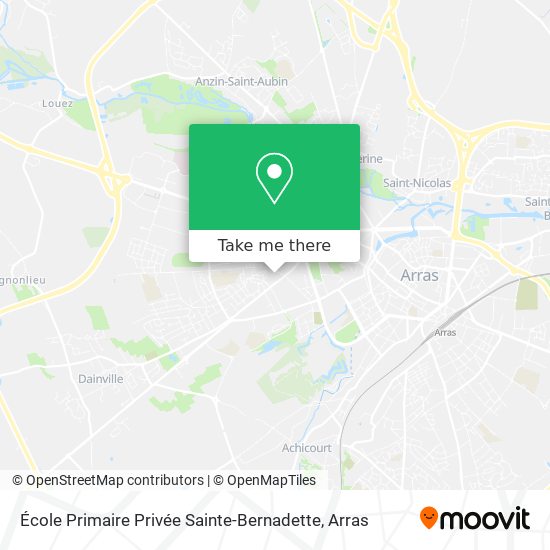 Mapa École Primaire Privée Sainte-Bernadette