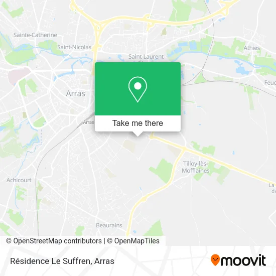 Résidence Le Suffren map