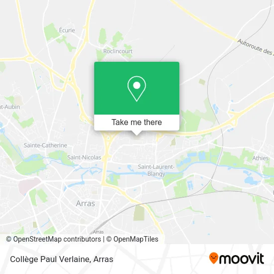 Collège Paul Verlaine map