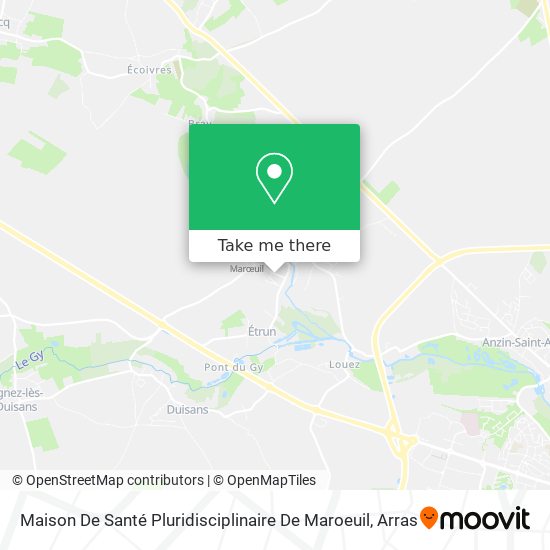 Maison De Santé Pluridisciplinaire De Maroeuil map