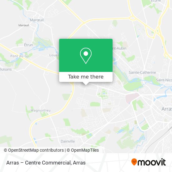 Arras – Centre Commercial map