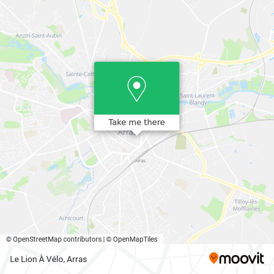 Le Lion À Vélo map