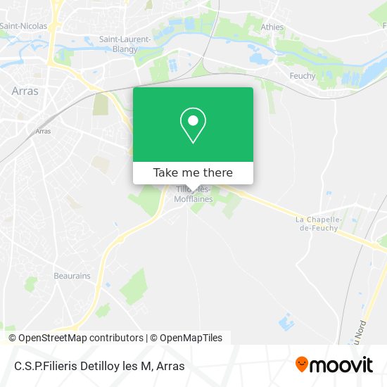 C.S.P.Filieris Detilloy les M map