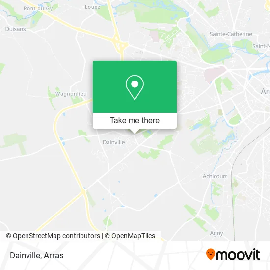 Dainville map