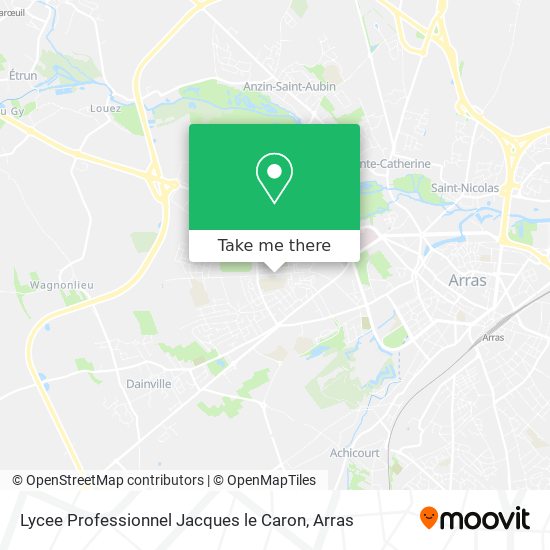 Mapa Lycee Professionnel Jacques le Caron