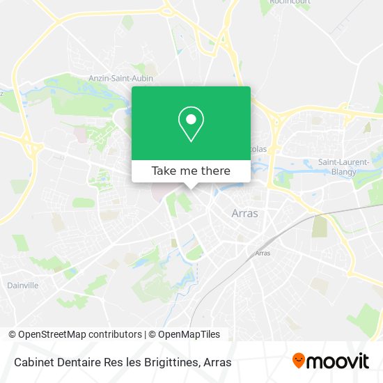 Cabinet Dentaire Res les Brigittines map