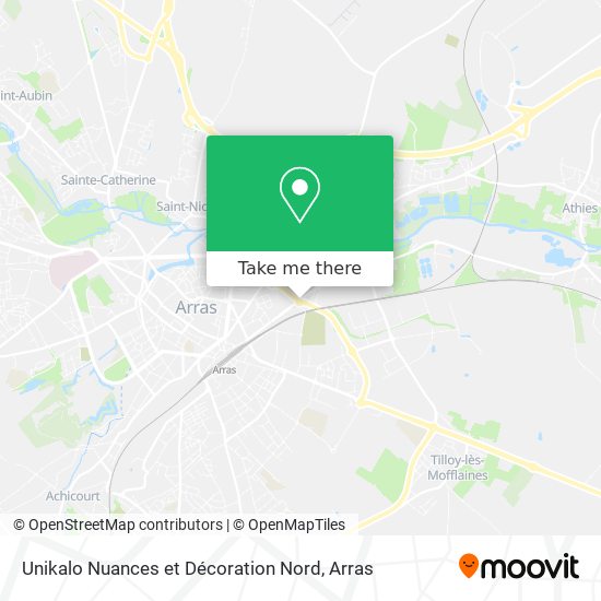 Unikalo Nuances et Décoration Nord map