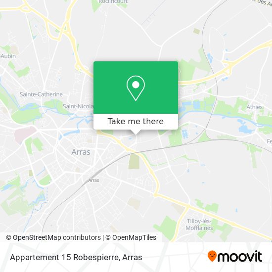 Appartement 15 Robespierre map