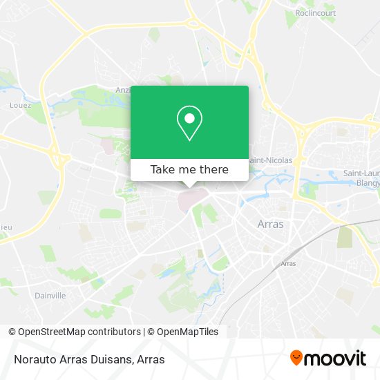 Norauto Arras Duisans map