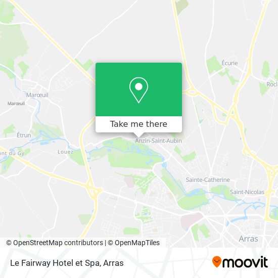 Mapa Le Fairway Hotel et Spa