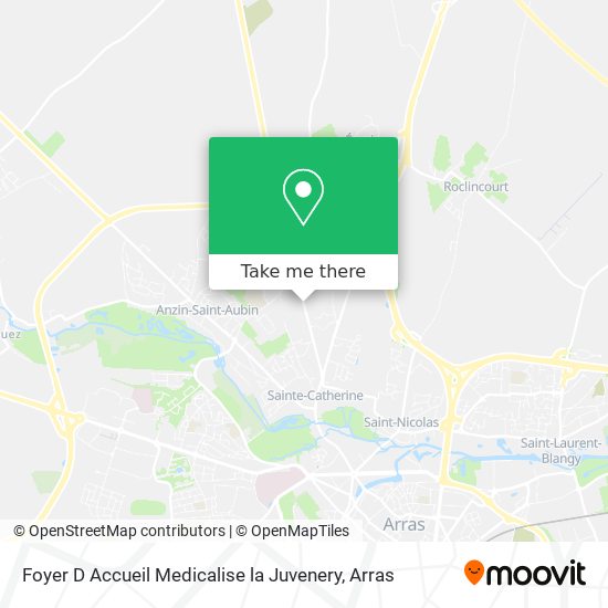 Foyer D Accueil Medicalise la Juvenery map