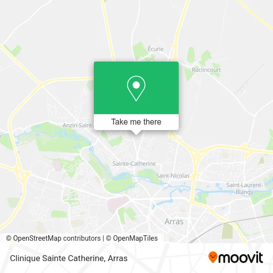 Clinique Sainte Catherine map