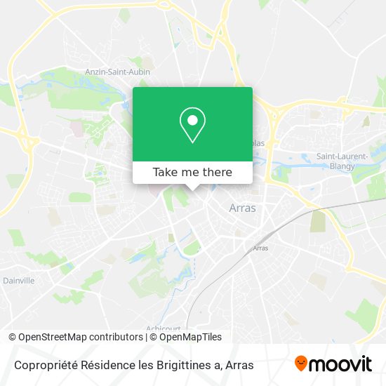 Mapa Copropriété Résidence les Brigittines a