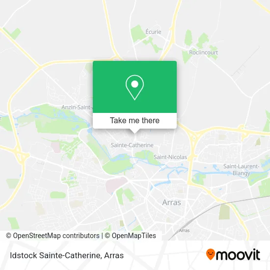 Idstock Sainte-Catherine map