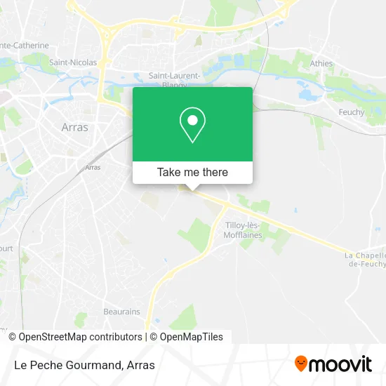 Le Peche Gourmand map