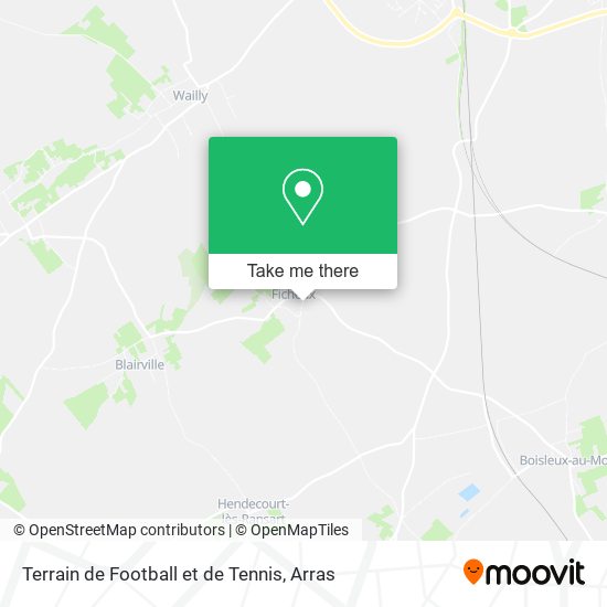 Terrain de Football et de Tennis map