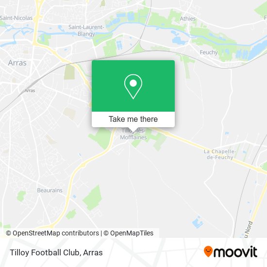 Tilloy Football Club map