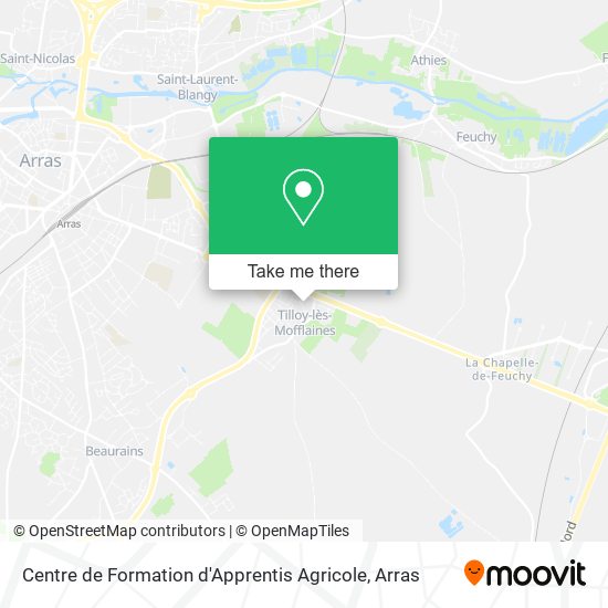 Centre de Formation d'Apprentis Agricole map