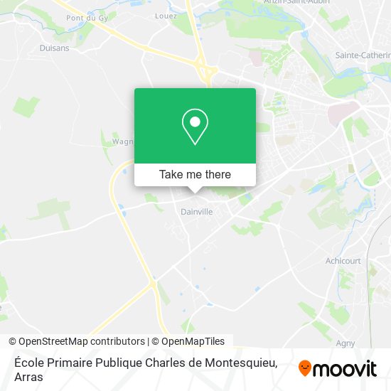 Mapa École Primaire Publique Charles de Montesquieu