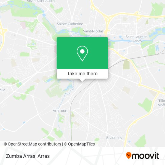 Zumba Arras map