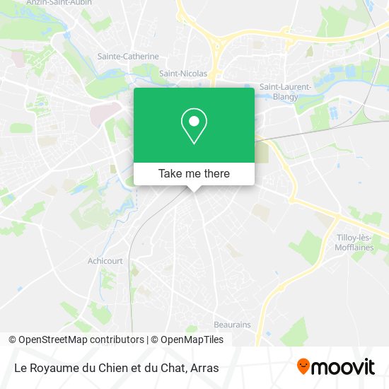 Le Royaume du Chien et du Chat map