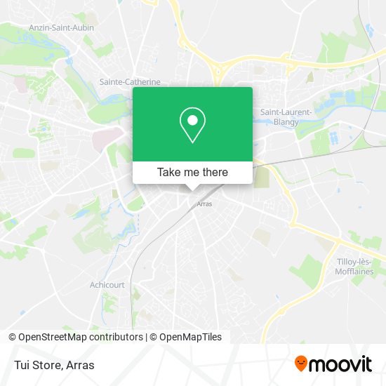 Tui Store map