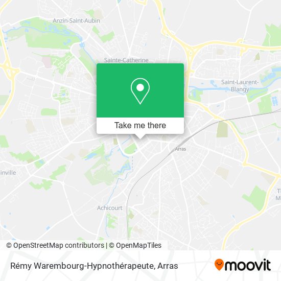 Rémy Warembourg-Hypnothérapeute map