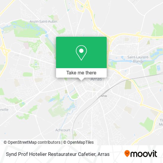 Mapa Synd Prof Hotelier Restaurateur Cafetier