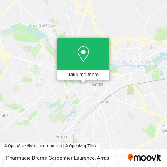 Pharmacie Brame-Carpentier Laurence map