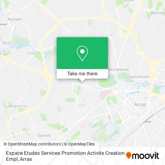 Espace Etudes Services Promotion Activite Creation Empl map