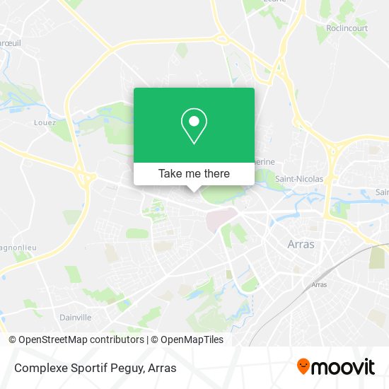 Mapa Complexe Sportif Peguy