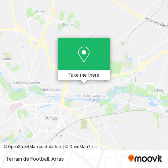 Terrain de Football map