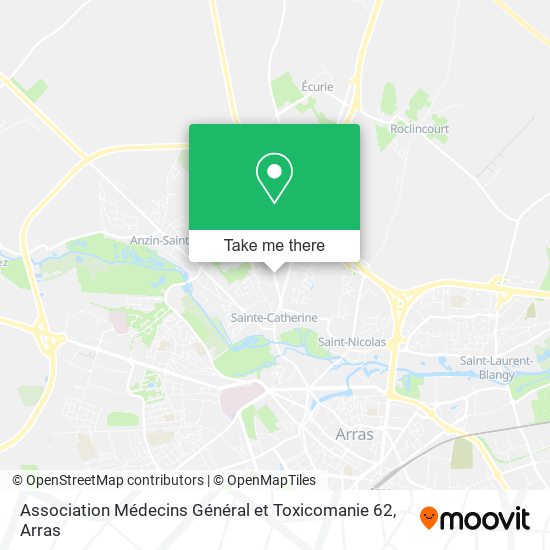 Association Médecins Général et Toxicomanie 62 map