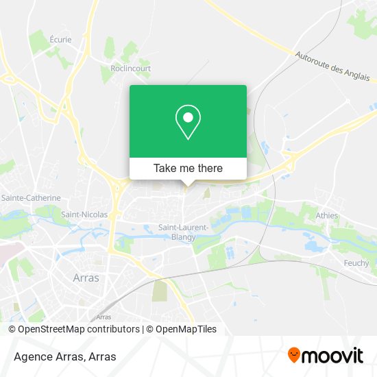 Agence Arras map