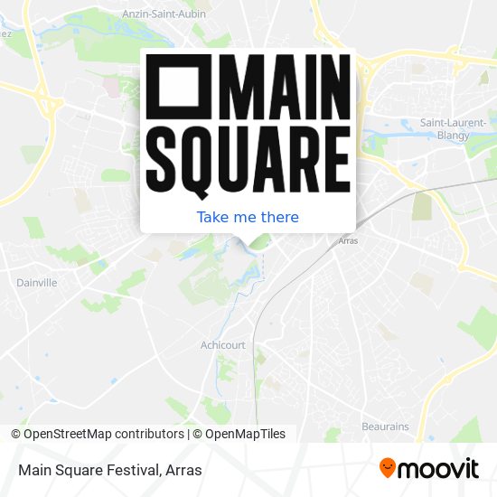 Main Square Festival map