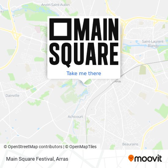 How to get to Main Square Festival in Arras by Bus?