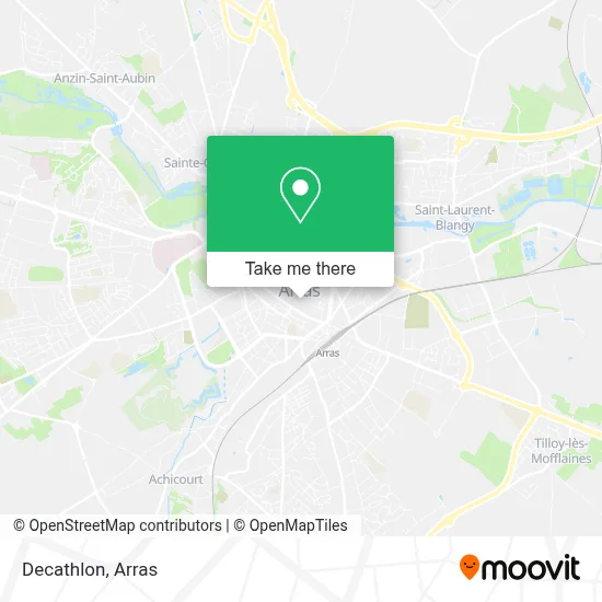 Decathlon map