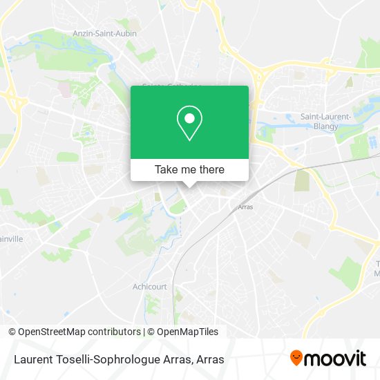 Laurent Toselli-Sophrologue Arras map